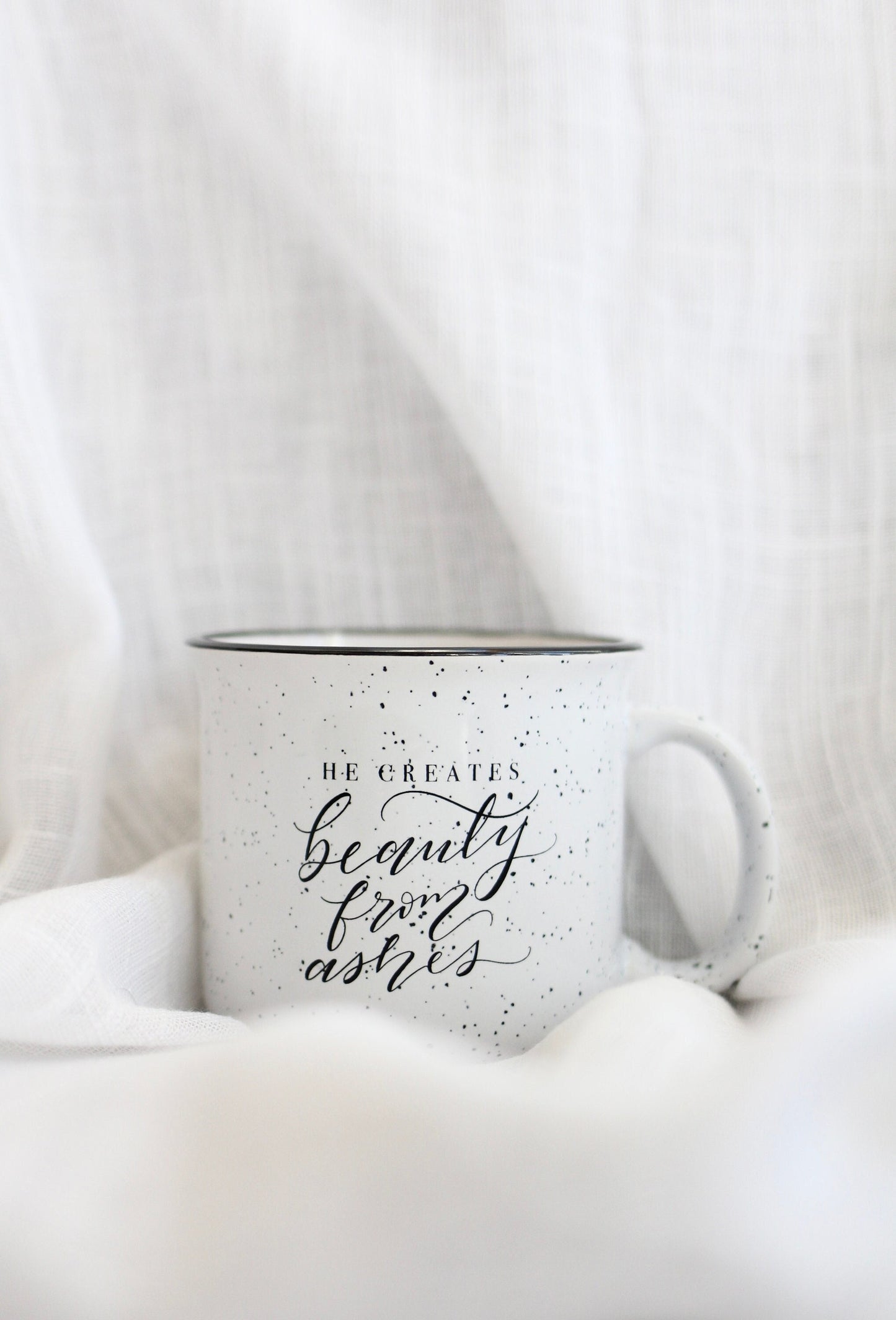 "Beauty from Ashes" Camper Mug