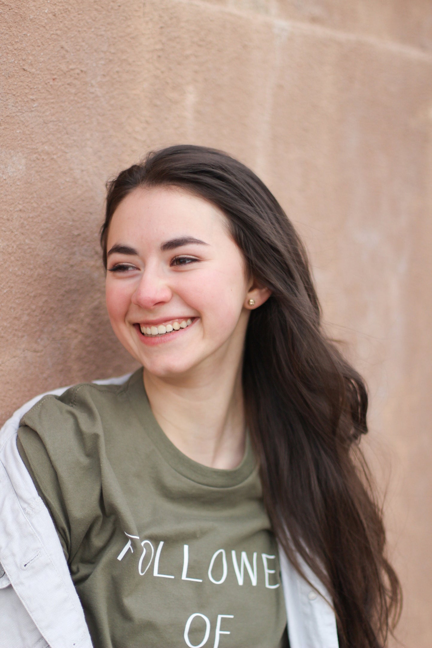 FOLLOWER OF JESUS - Army Green Unisex T-shirt