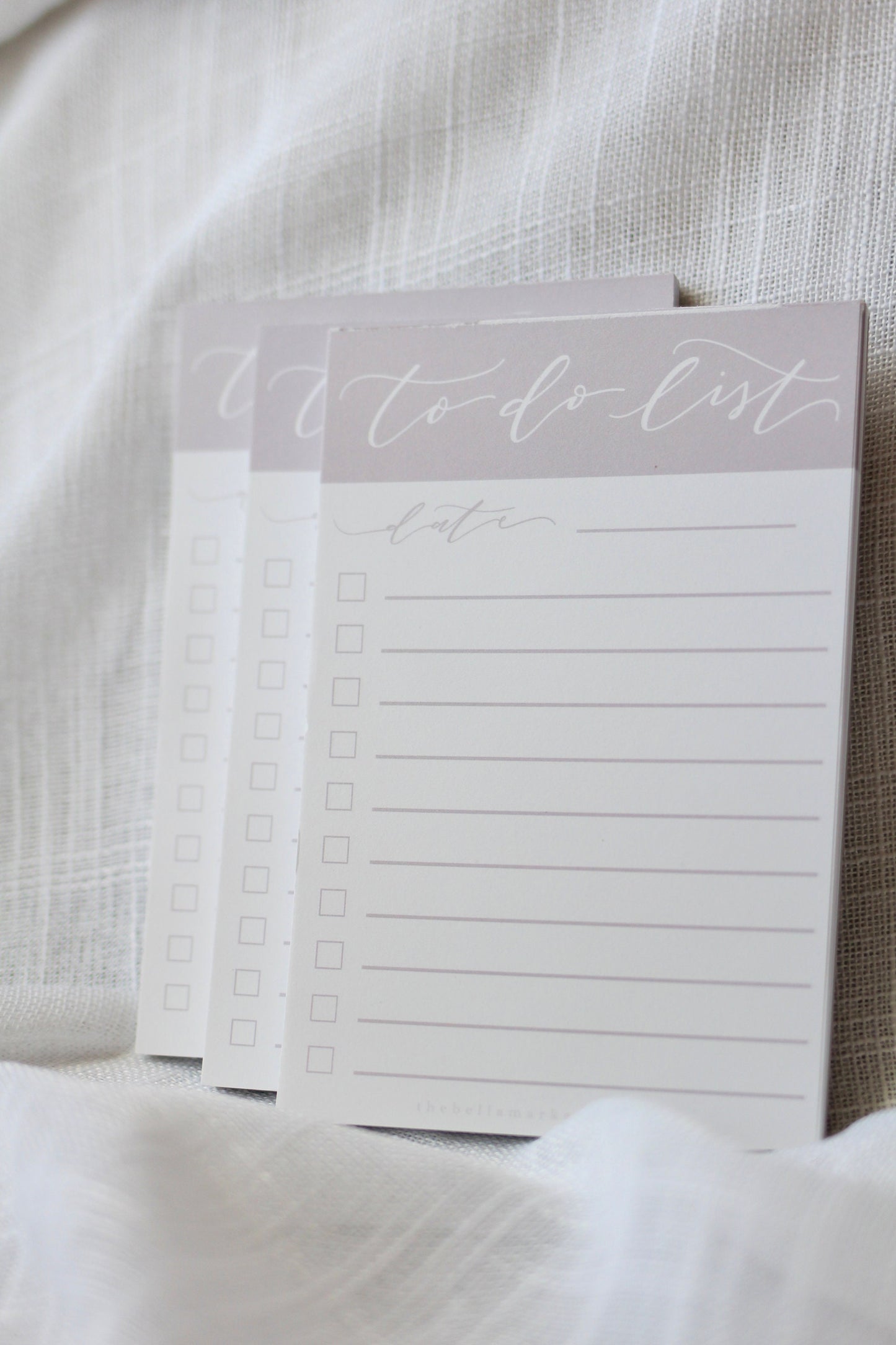 Blush Pink "to-do list" | Elegant hand lettered notepads