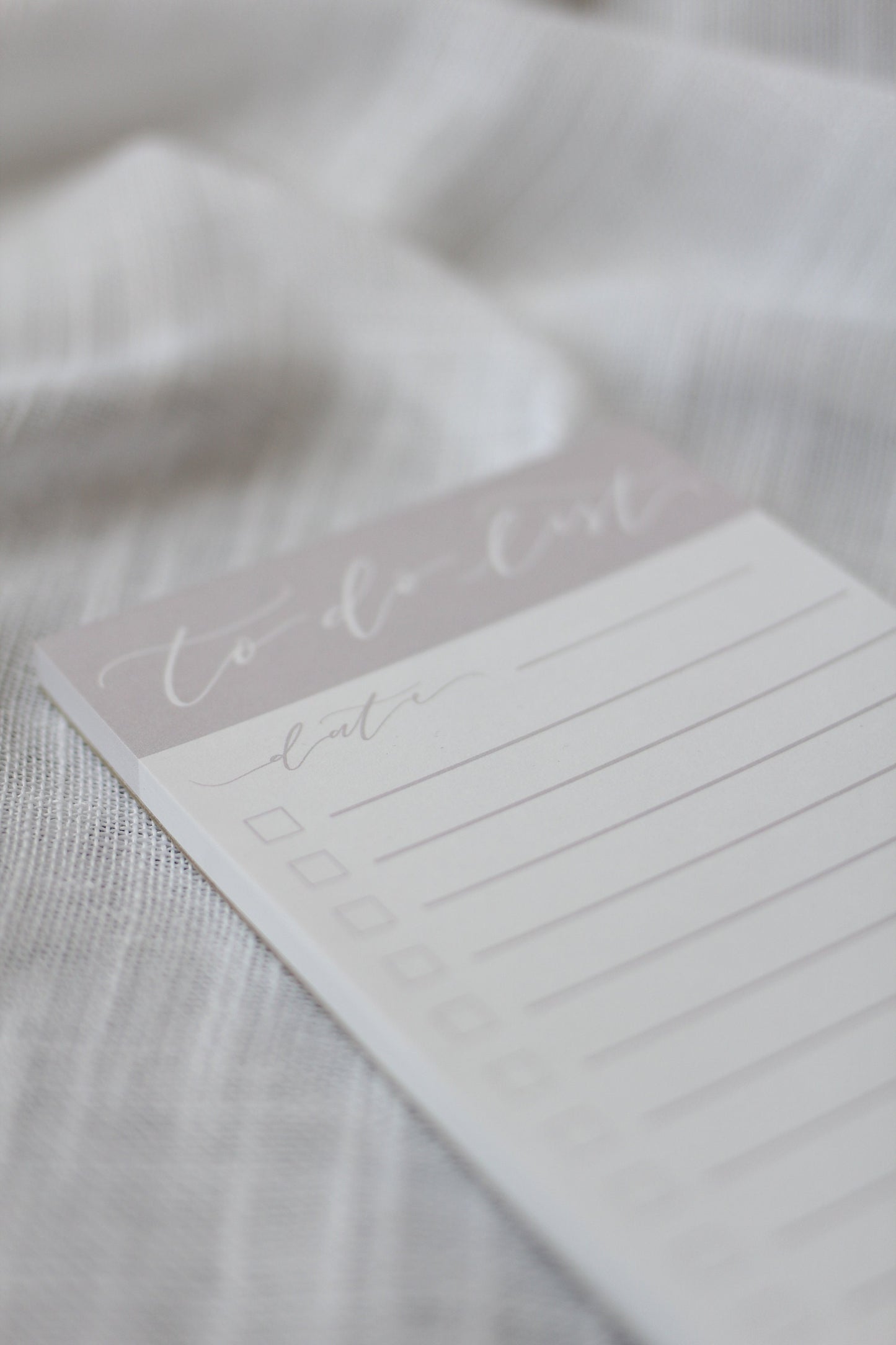 Blush Pink "to-do list" | Elegant hand lettered notepads
