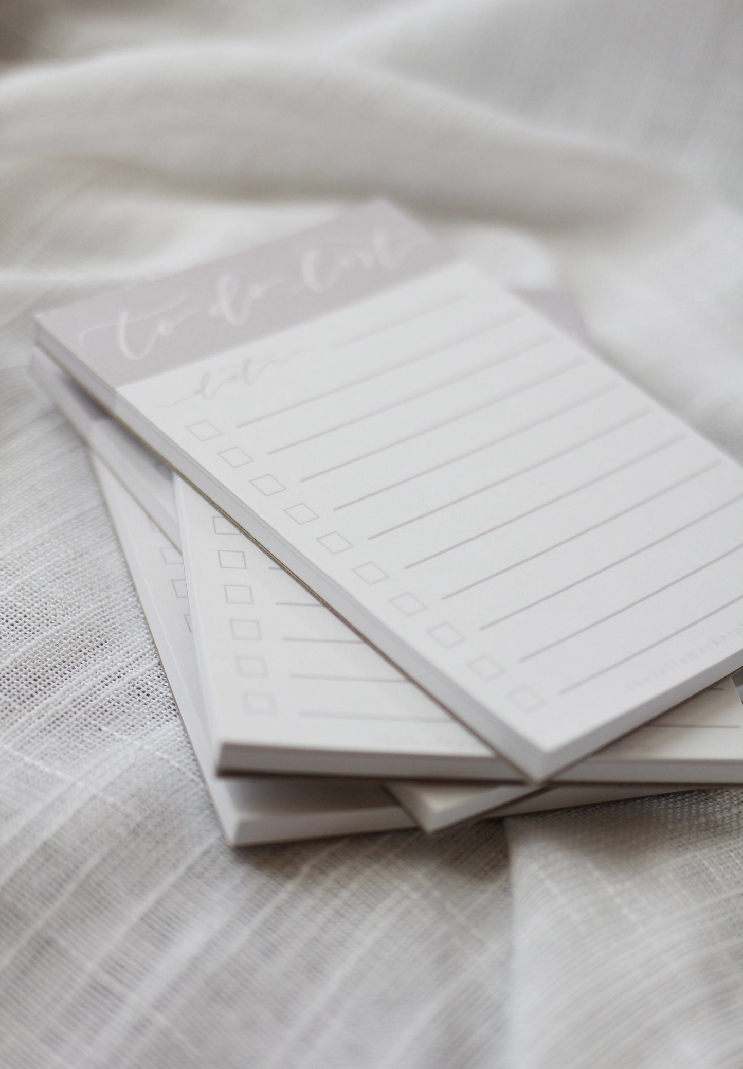 Blush Pink "to-do list" | Elegant hand lettered notepads