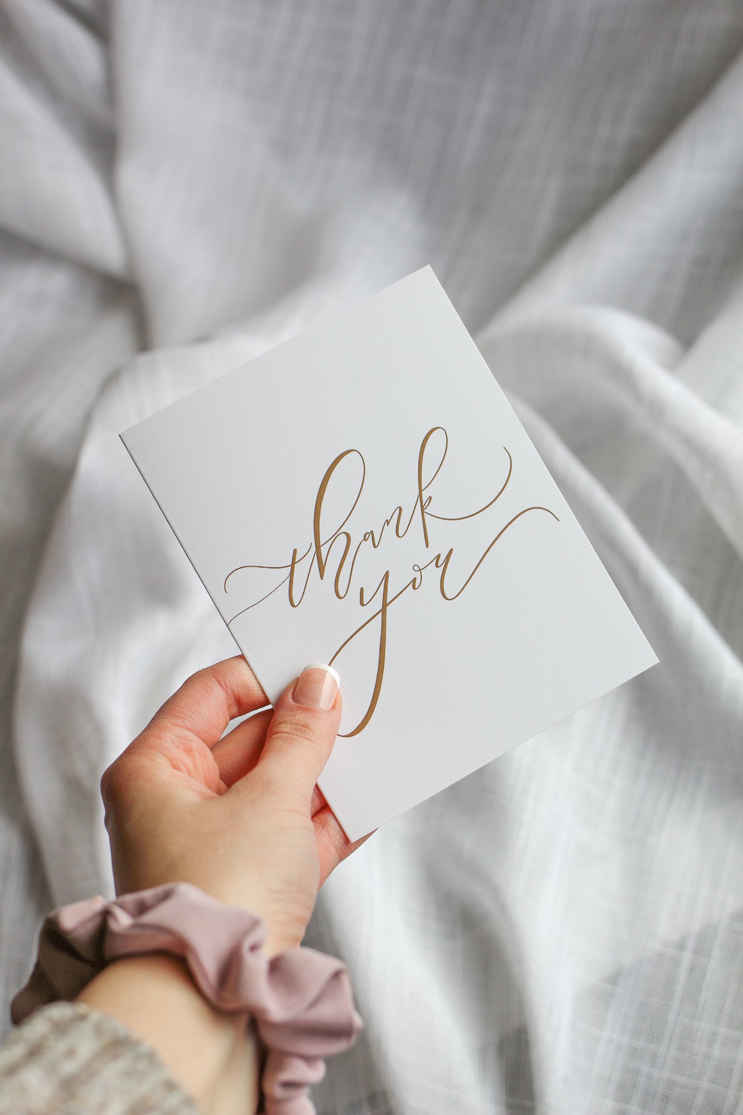 Elegant “thank you” notecards