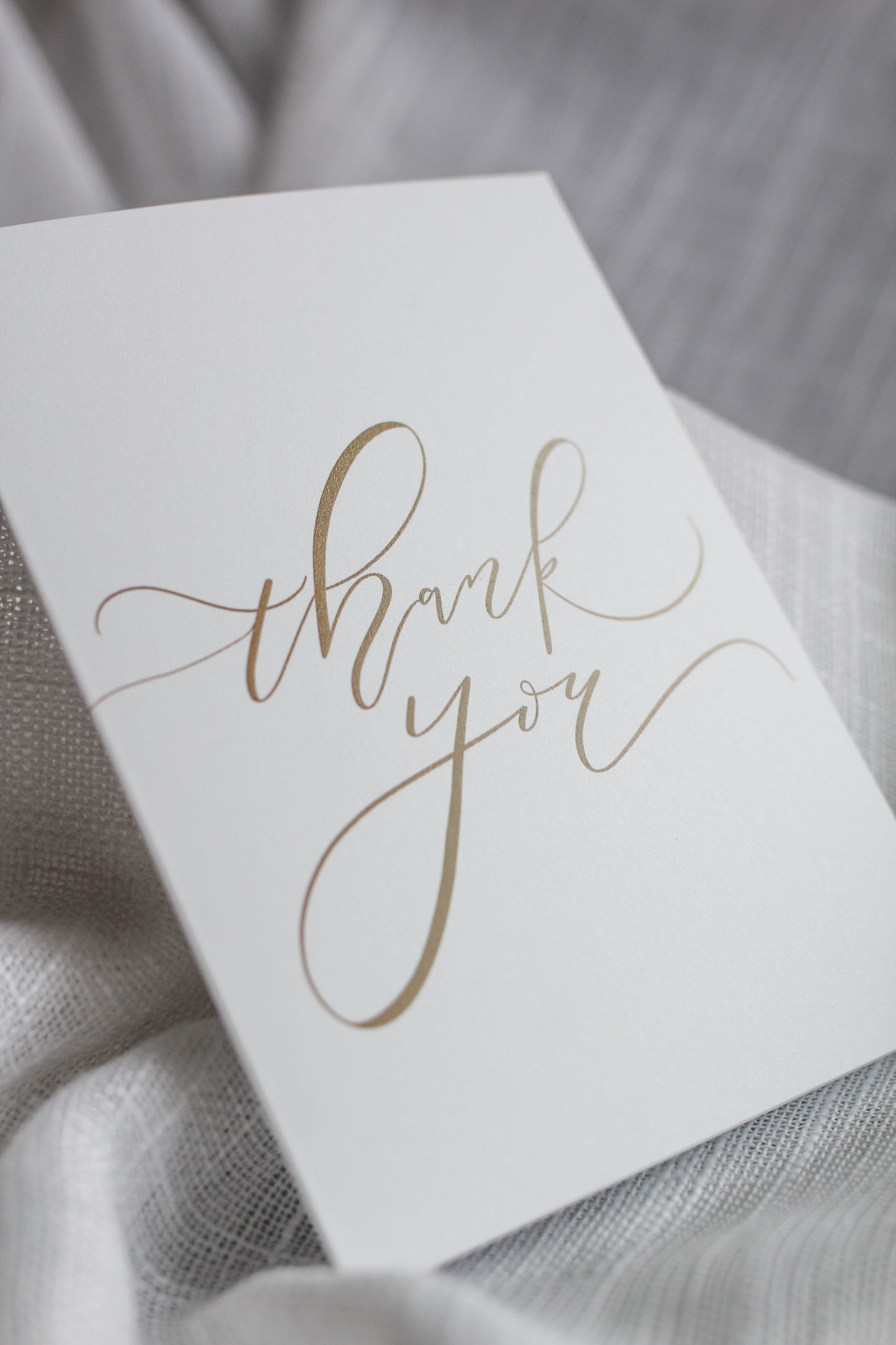 Elegant “thank you” notecards