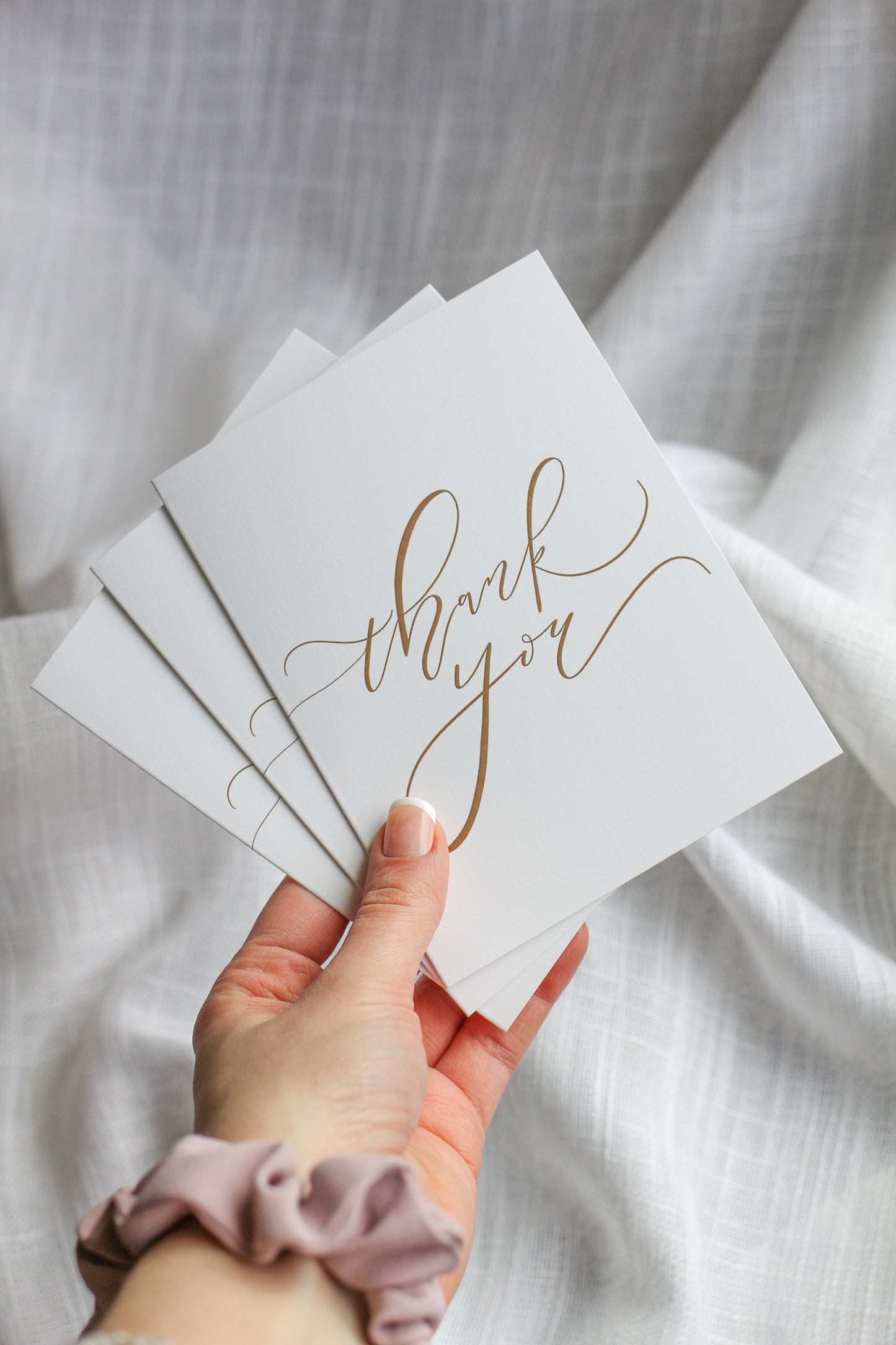 Elegant “thank you” notecards