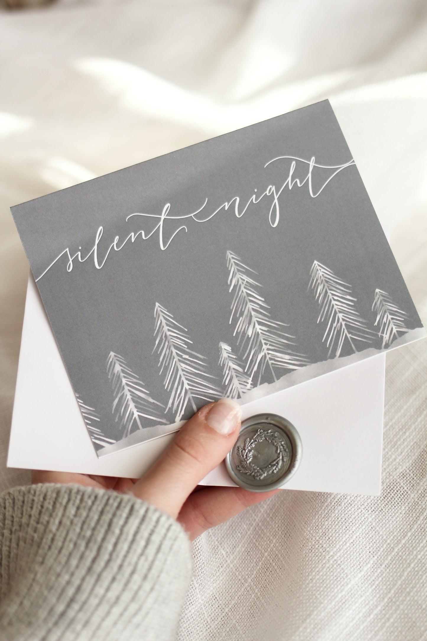 Shimmering Silver Wax Seals
