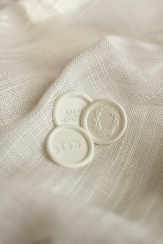 Winter White Wax Seals