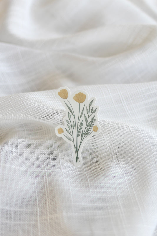 Floral Watercolor Sticker