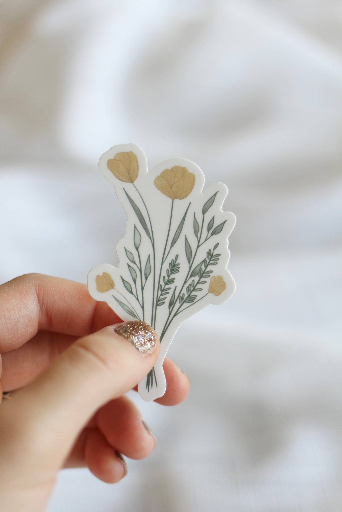 Floral Watercolor Sticker