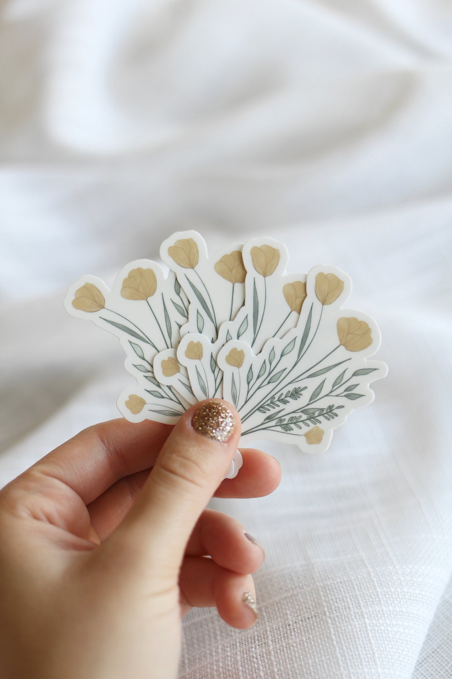 Floral Watercolor Sticker