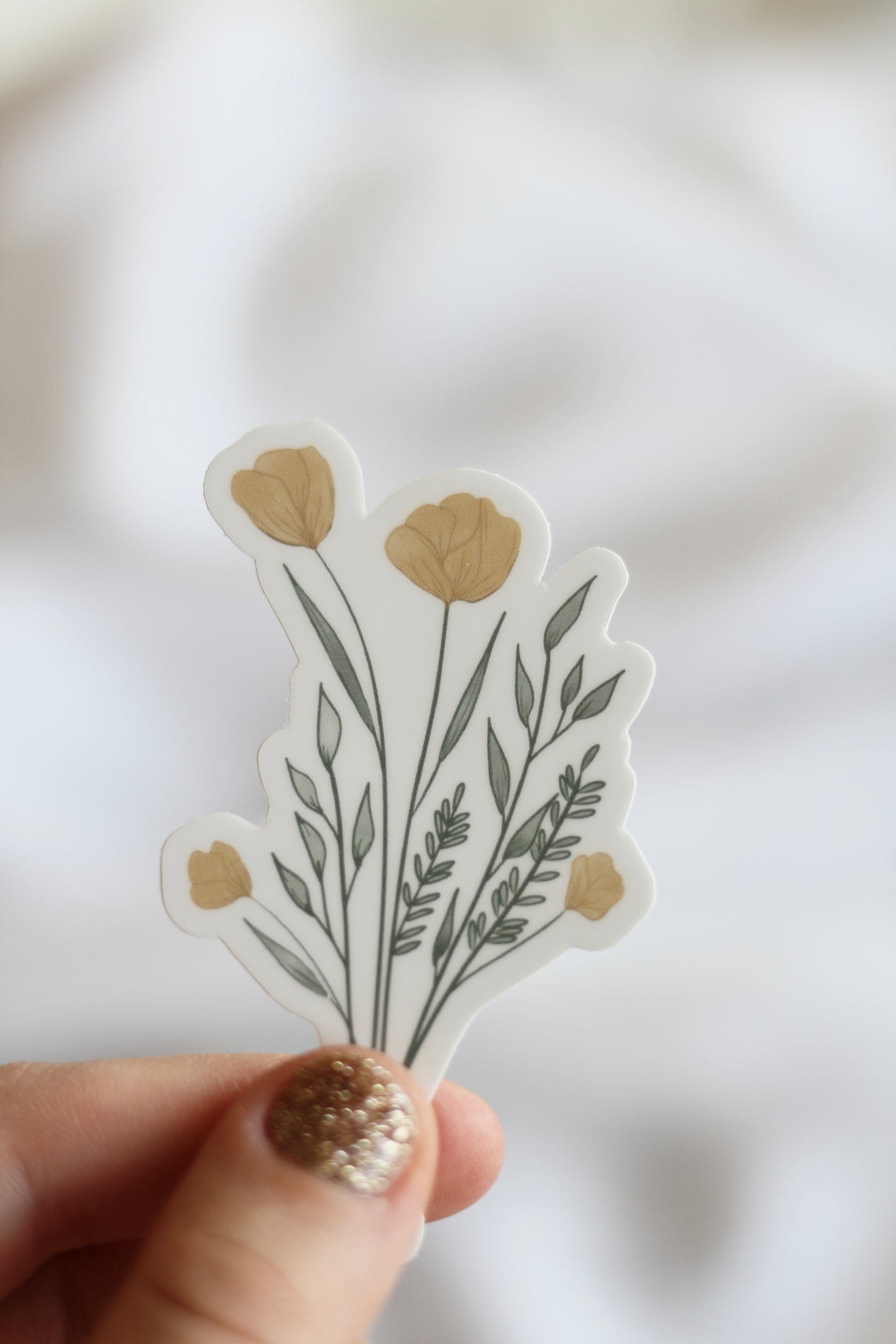 Floral Watercolor Sticker