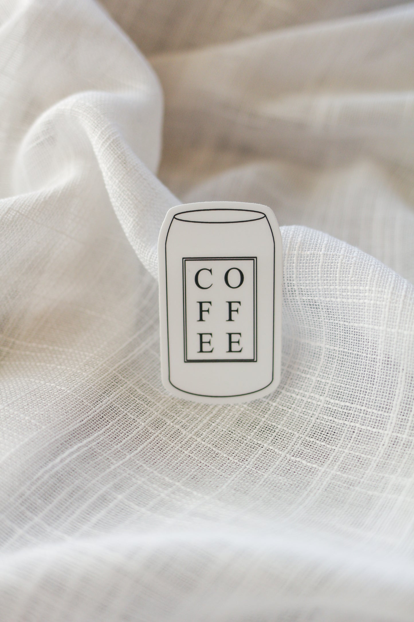 coffee can class sticker