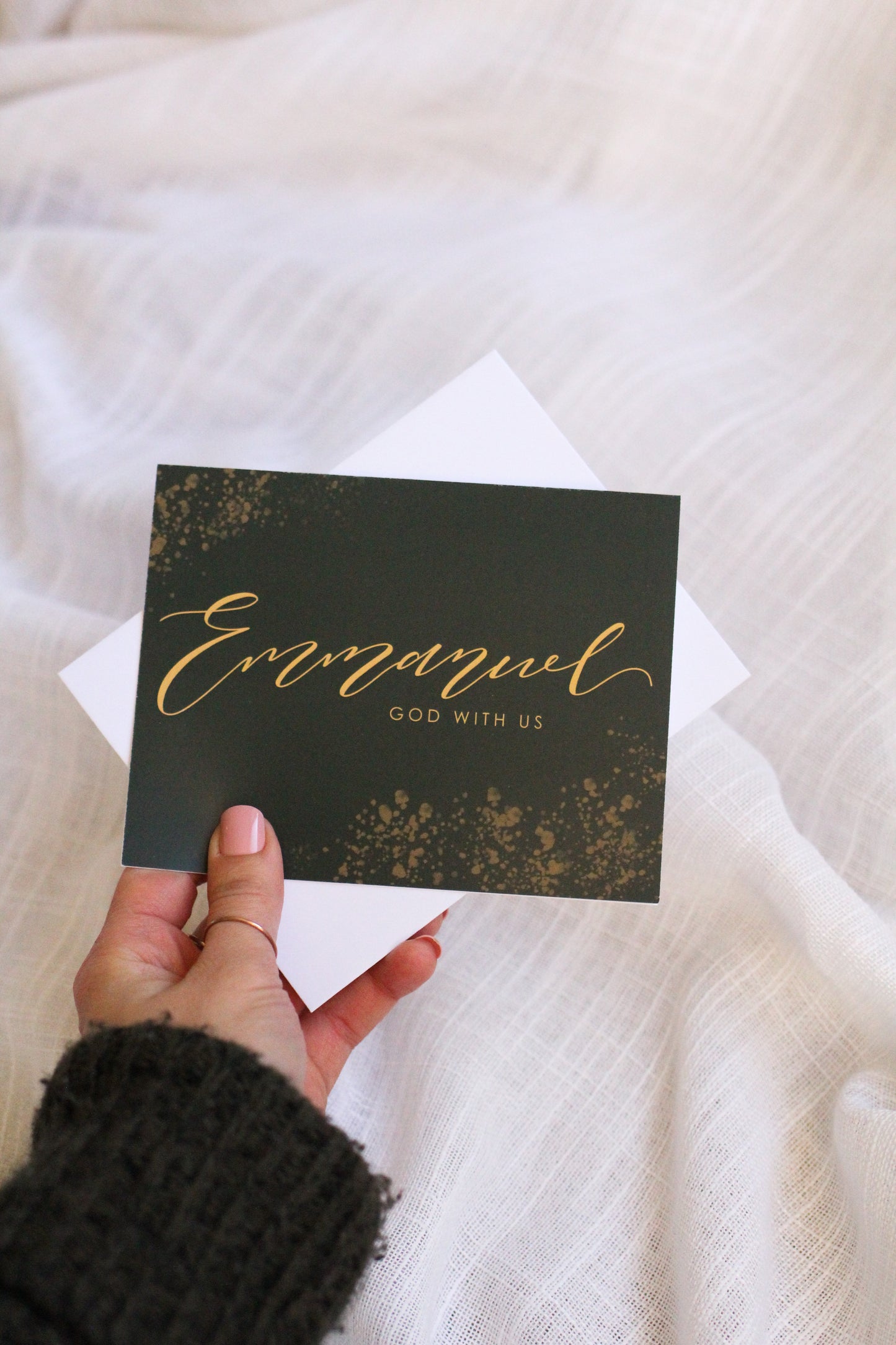 "Emmanuel"  |  Elegant Christmas Cards