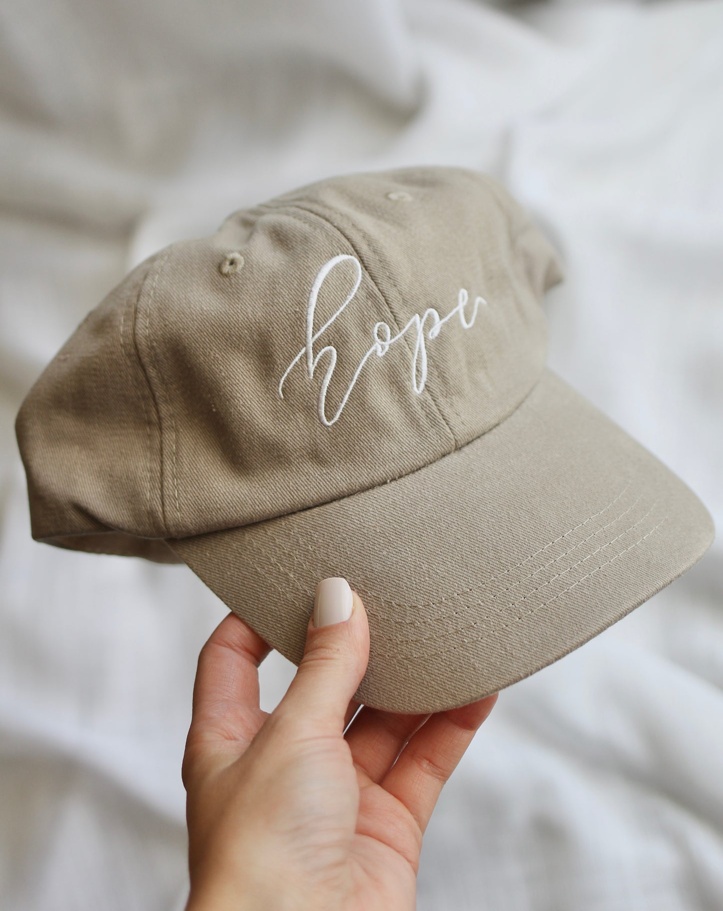 "hope" khaki ladies' hat