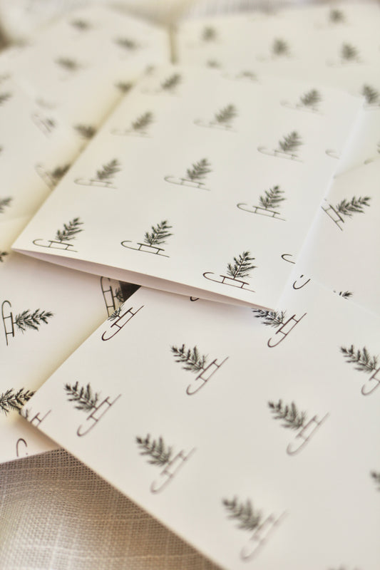 Cozy Christmas Tree Notecards