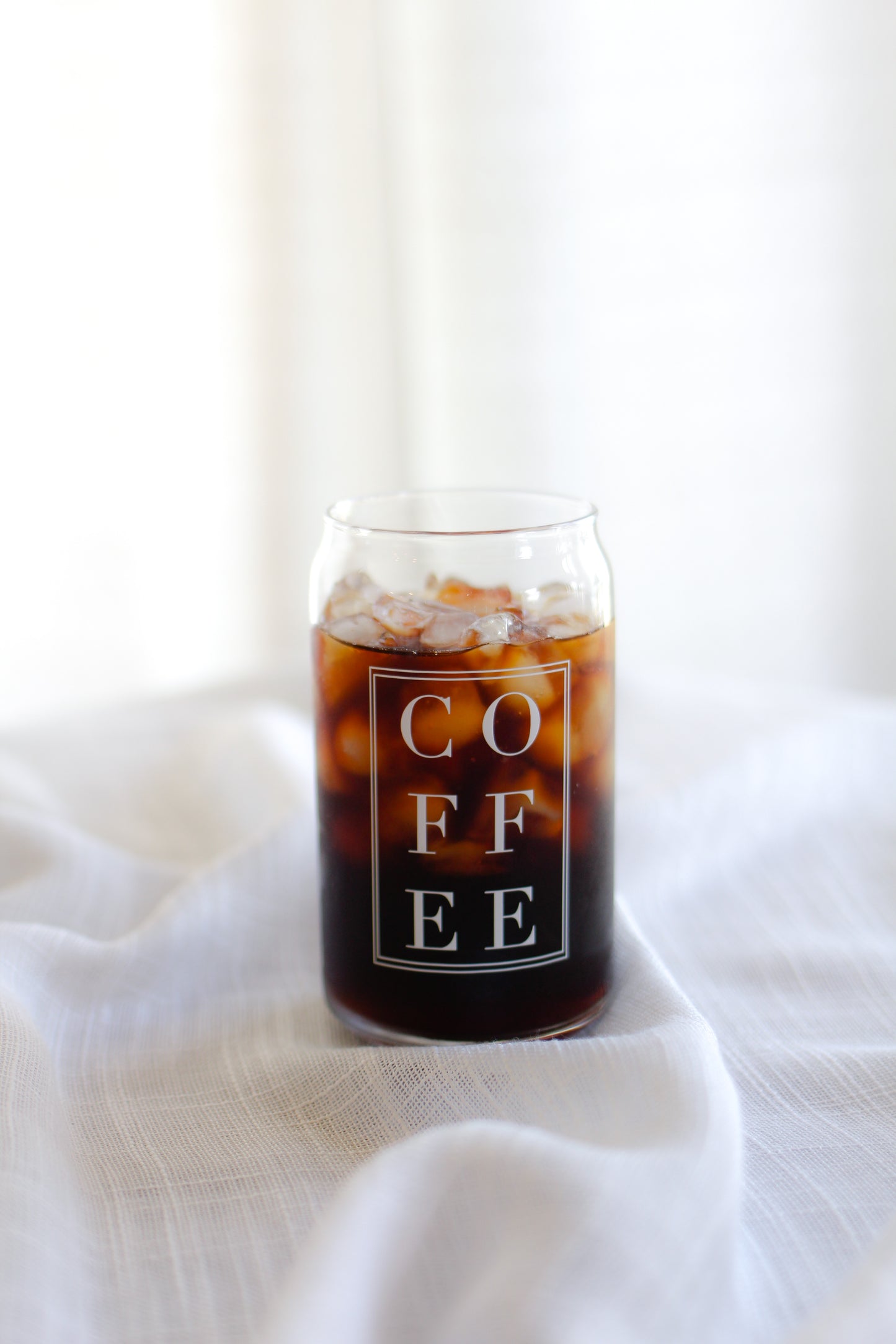 16 oz. COFFEE Can Glass