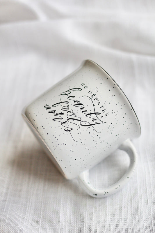 "Beauty from Ashes" Camper Mug