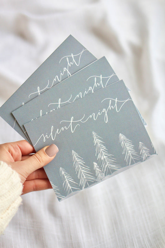 Elegant Christmas Cards | "silent night"